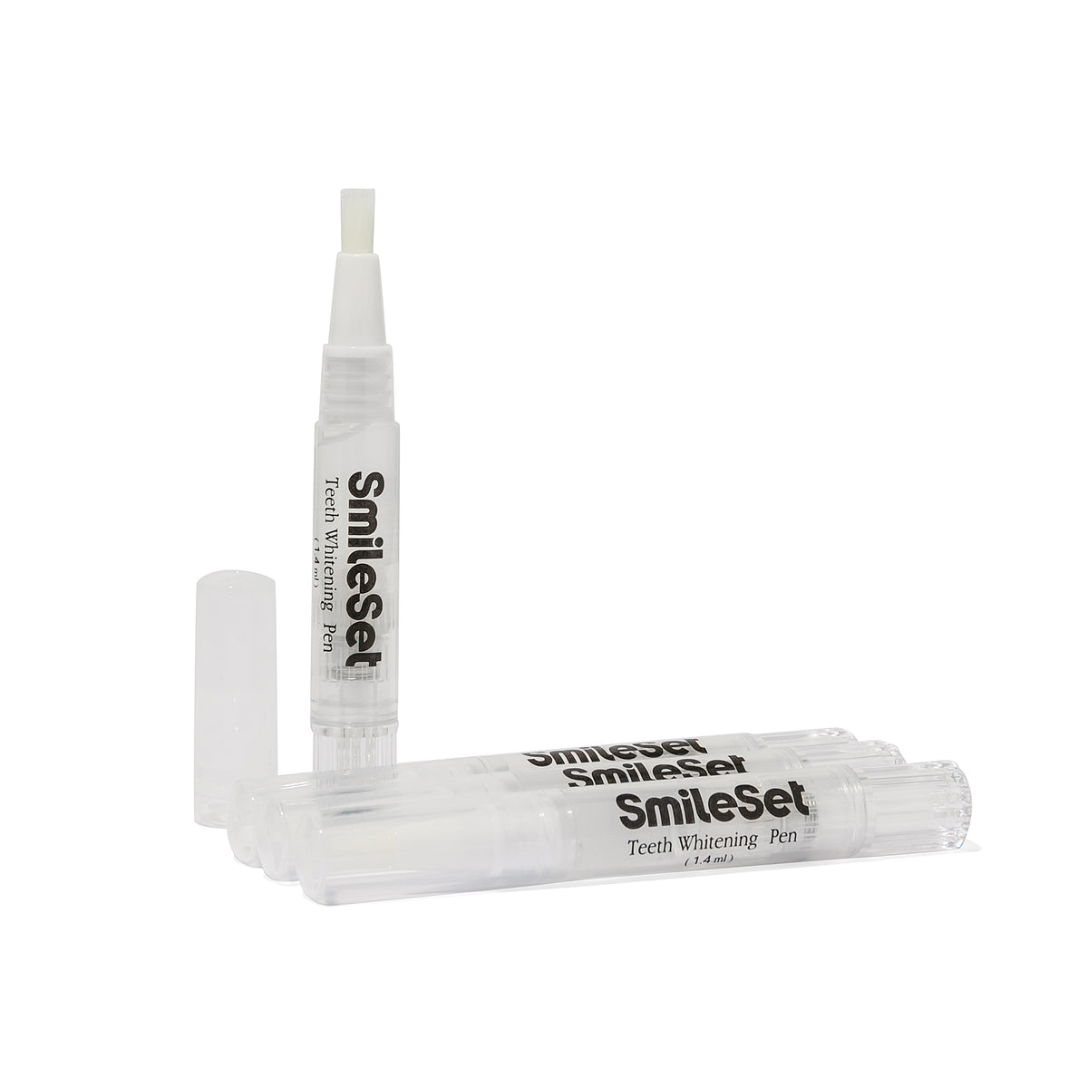 Three SmileSet teeth whitening gel pens