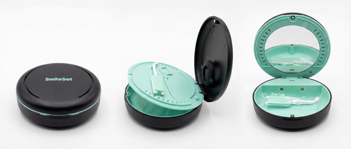 UV Sanitizing Travel Case + AirTag Storage