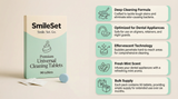 SmileSet Premium Universal Cleaning Tablets Travel Pack