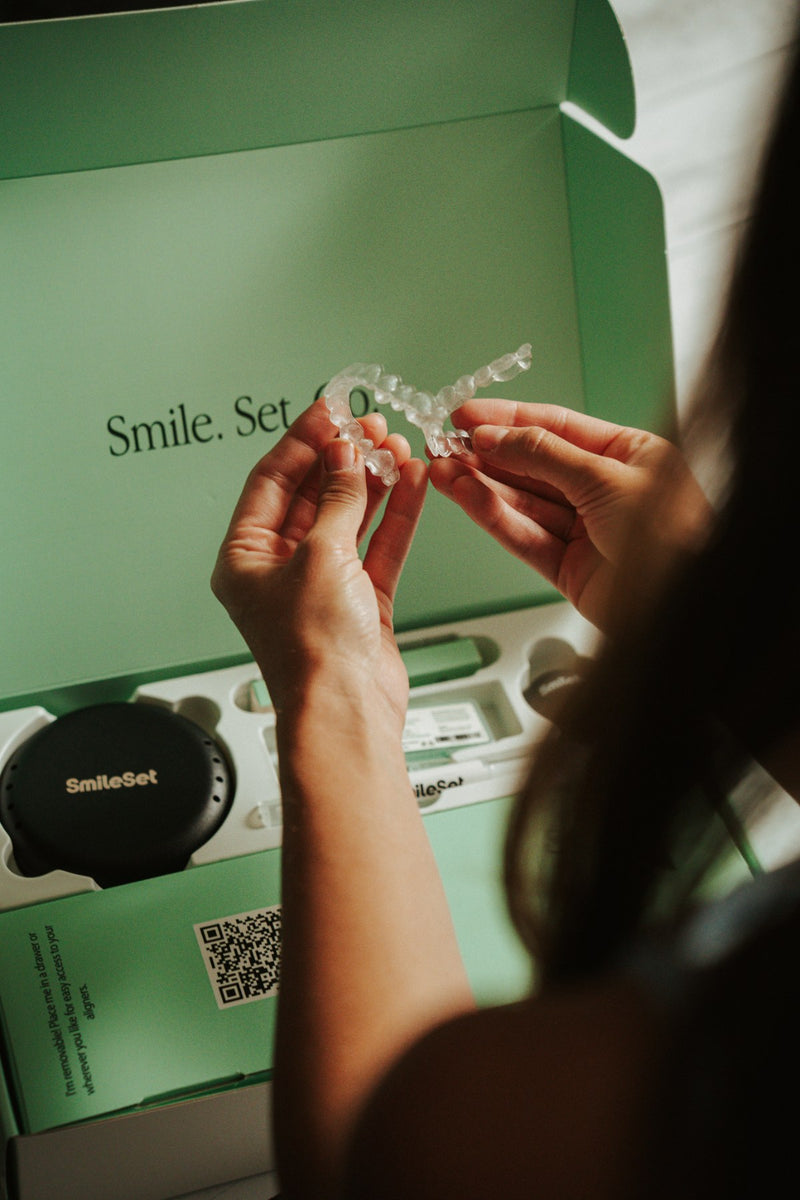 Opening a SmileSet kit at home